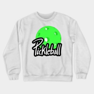 Green Pickleball Crewneck Sweatshirt